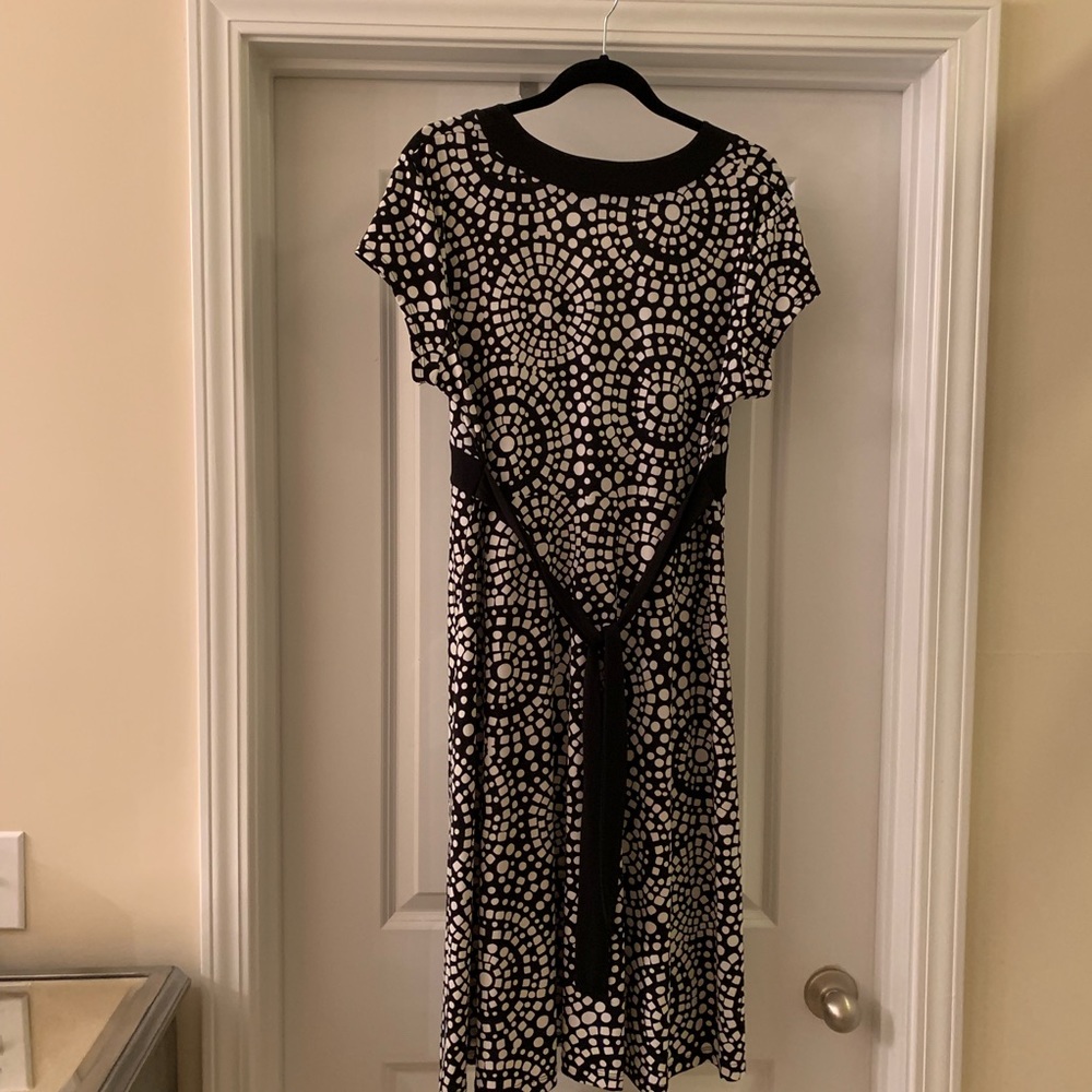 Ruby Rd. Black and White Mini Dress - Picture 6 of 8